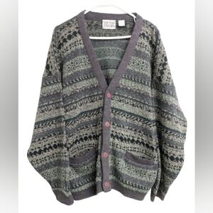 Tip Top tailors women's vintage oversized buttoned cardigan size L